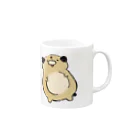 ◎coのべびぱぐ Mug :right side of the handle