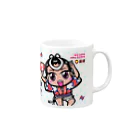 徳島 阿波キャラ！有名連の葵連マグカップ（阿波キャラ） Mug :right side of the handle