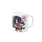 徳島 阿波キャラ！有名連の殿様連マグカップ（阿波キャラ） Mug :right side of the handle