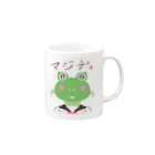 カエルキャラの店のマジデ！サッチ Mug :right side of the handle