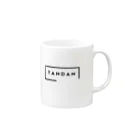 TANJOのTANDAN（単男）シンプルVer. Mug :right side of the handle