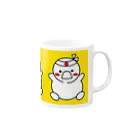 まやす星人の気まぐれしょっぷのまやす百面相 Mug :right side of the handle