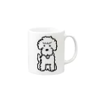 cocorocogiftのトイプードル Mug :right side of the handle