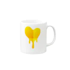 Pop MusicのHoney / yellow Mug :right side of the handle
