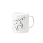 はみのすけのお店のジョークねこ１ Mug :right side of the handle