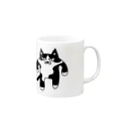 ヒロシオーバーダイブの黙って俺についてこい Mug :right side of the handle