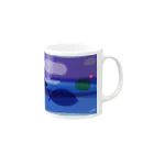 tidepoolのベイトボールとツナdesign Mug :right side of the handle