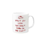 THCOT CLASSICS オカラジグッズ STOREのTHE Lights TC-033 Mug :right side of the handle