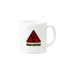 KnocKsのHIGH VOLTAGE Mug :right side of the handle