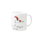 Loveuma. official shopの馬まっしぐら by SOFT KEIBA Mug :right side of the handle