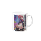 ユニ姫（個人販売）のツンデレ女の桃尻 Mug :right side of the handle