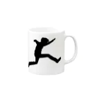 ラッキーウィンのイケイケ Mug :right side of the handle