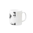 A.Q.U.A.のWaterArt_Monochrome001 Mug :right side of the handle