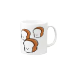 fooooodの食パンくん　その２ Mug :right side of the handle