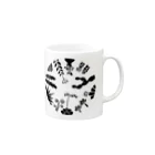 DOTEKKOのT-29 Bizarre Plants circle Mug :right side of the handle