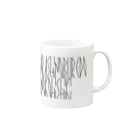 カナクギフォントの「百人一首 39番歌 参議等」カナクギフォントL Mug :right side of the handle