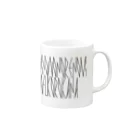 カナクギフォントの「百人一首 48番歌 源重之」カナクギフォントL Mug :right side of the handle