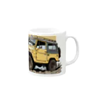 AI車屋のlandcruiser lover#1 ランクル Mug :right side of the handle