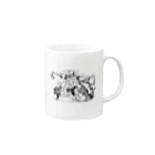 空想画学販売所のクマの山登り Mug :right side of the handle