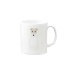 ゆいたっく／犬イラストのワイヤーフォックステリア2 Mug :right side of the handle