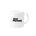 GoodvibesonlyのGood pharmacy  マグカップの取っ手の右面