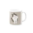 猫のイラスト屋さんのrin Mug :right side of the handle