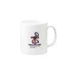 woo clean rushのダーくん Mug :right side of the handle