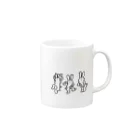 いかなごのだんしんぐうさぎ Mug :right side of the handle