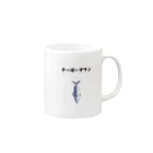 Pioのさーばーダウン(カラー) Mug :right side of the handle