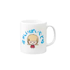 MiMiのグッズやさんのおかしいぱいたべる子 Mug :right side of the handle