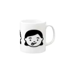 日常生活合同会社 オンライン事業部のマグカップ（いっ子ちゃん） Mug :right side of the handle