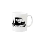 CheepLandのアンティークカー Mug :right side of the handle