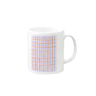 tokimekizaのチェック柄 Mug :right side of the handle