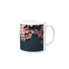 フィルムカメラ屋さんのボケた桜 Mug :right side of the handle