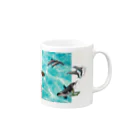 𝙈𝙊𝙈𝙊'𝙨 𝙎𝙝𝙤𝙥の海の仲間たち Mug :right side of the handle