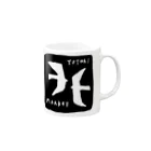 aki_ishibashiのゆとりマーケット Mug :right side of the handle