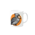 Cody the LovebirdのChubby Bird ハシビロコウ Mug :right side of the handle