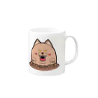 niskyショップのもぐにゃ Mug :right side of the handle