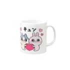 あちゅ＠LINEスタンプ発売中のキュンのラピピとネコワレ Mug :right side of the handle