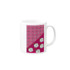 ossoの花の見る夢（赤） Mug :right side of the handle