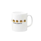 【公式】KYORAKU SHOPのたぬ吉 Five Mug :right side of the handle