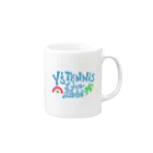 Y's TennisのY's Tennisロゴ ヤシの木 Mug :right side of the handle