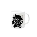 Y.T.S.D.F.Design　自衛隊関連デザインのwildcat Mug :right side of the handle