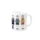 Katie（カチエ）のSchool Girls Mug :right side of the handle