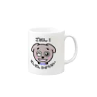 Smonkeyのわんのおしゃべり Mug :right side of the handle