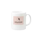 miyUSHIのmiyUSHI たんぶ Mug :right side of the handle