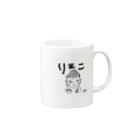 rie-pocochaのだいぶつ。くん Mug :right side of the handle