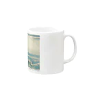 SONOTENI-ARTの003-008　葛飾北斎　『富嶽三十六景　甲州石班沢』　マグカップ Mug :right side of the handle