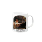 MUGEN ARTのシャロットの女（シャロット姫）　The Lady of Shalott　ジョン・ウィリアム・ウォーターハウス Mug :right side of the handle