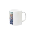 SONOTENI-ARTの025-004　ポール・シニャック　『サン=トロぺの港』　マグカップ Mug :right side of the handle